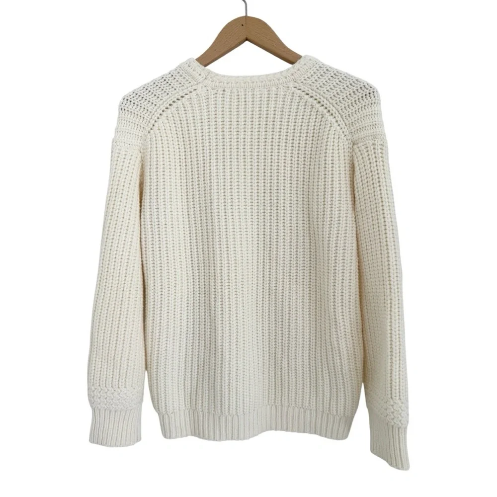 Marine Layer Oversized Crewneck Fisherman Sweater - Picture 4 of 6